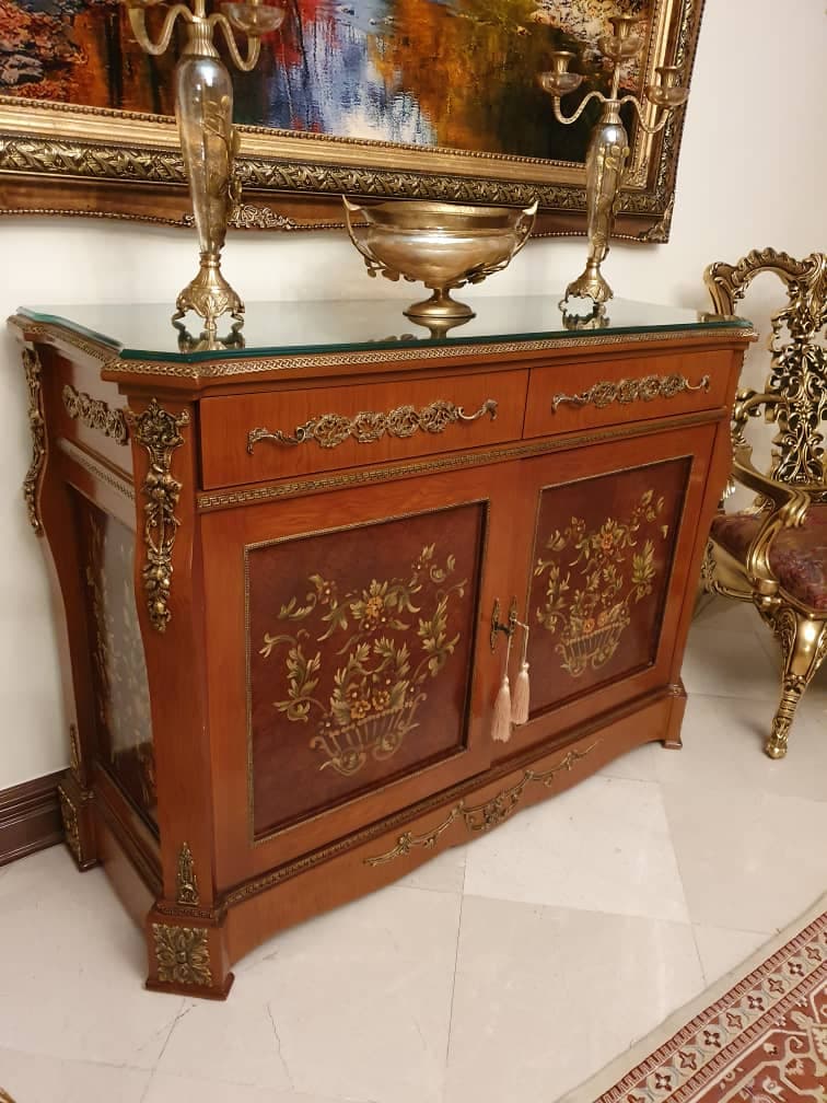 کنسول طرح نقاشی و برنز